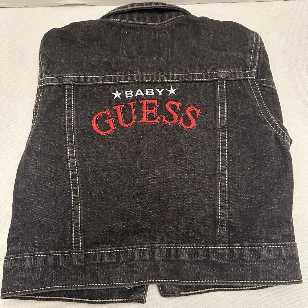 Guess Baby‎ Black Denim Jean Jacket 12M